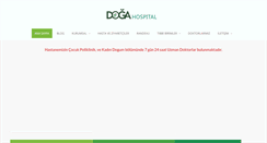 Desktop Screenshot of dogahospital.com