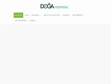 Tablet Screenshot of dogahospital.com